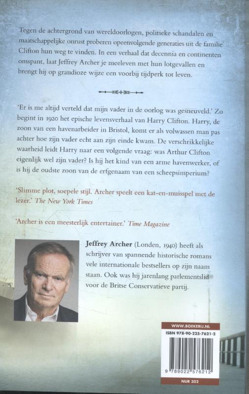 Achterkant van De tijd zal het leren