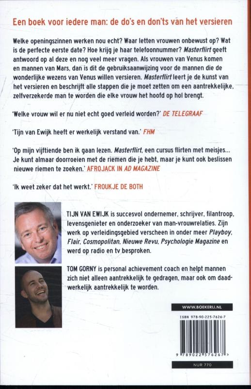 Achterkant van Masterflirt