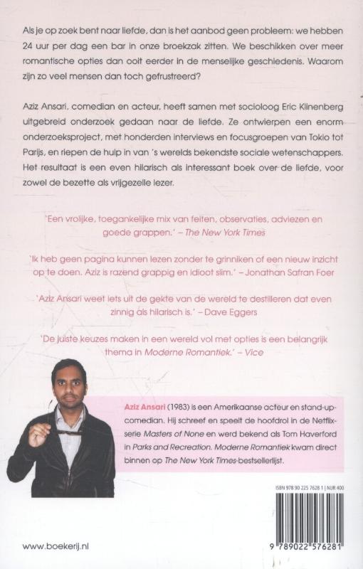 Achterkant van Moderne romantiek