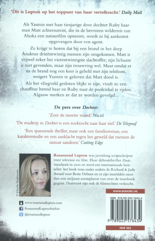 Achterkant van Dochter