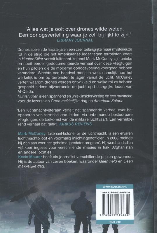 Achterkant van Hunter killer