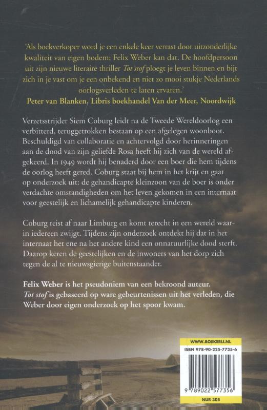 Achterkant van Tot stof