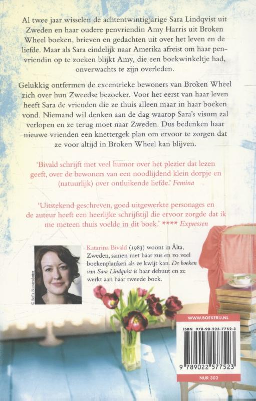 Achterkant van De boeken van Sara Lindqvist