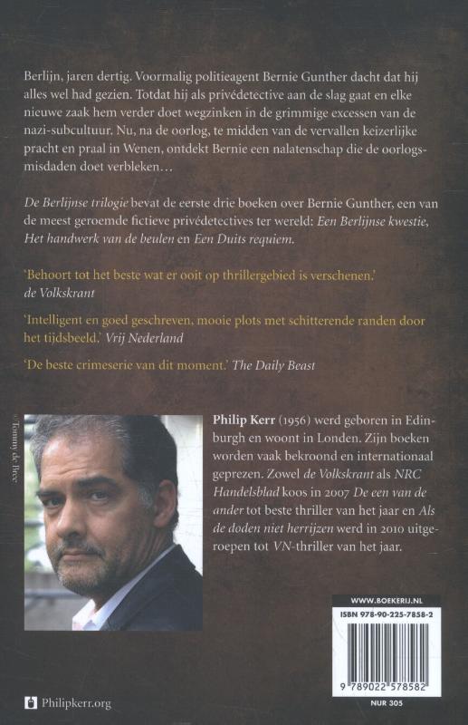 Achterkant van Berlijnse trilogie