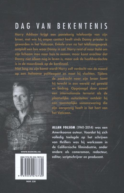 Achterkant van Dag van bekentenis