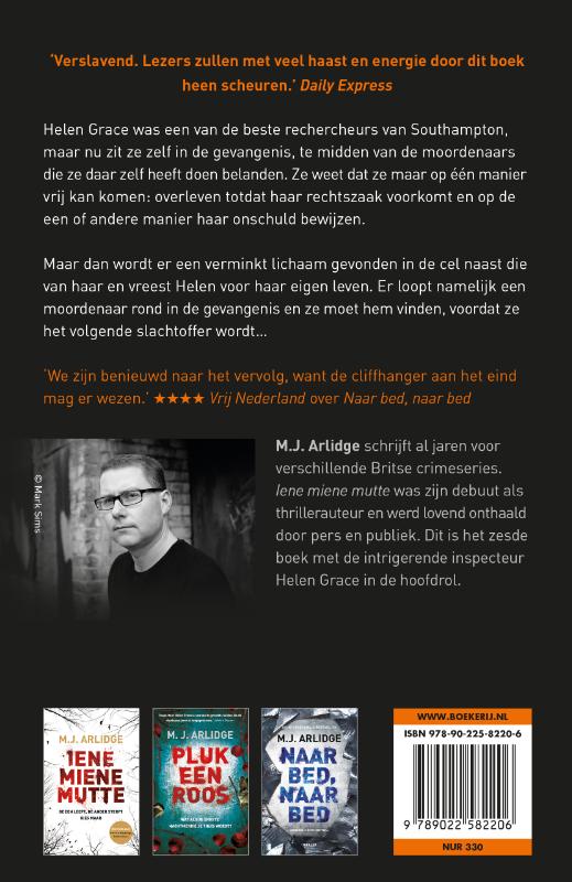 Achterkant van Wie niet weg is