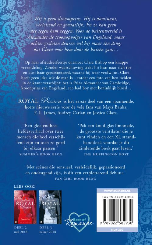 Achterkant van Royal Passion