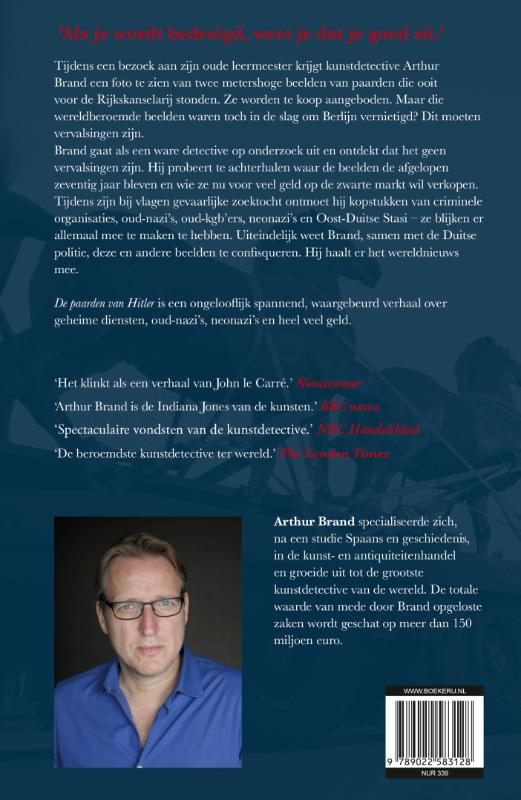 Achterkant van De paarden van Hitler