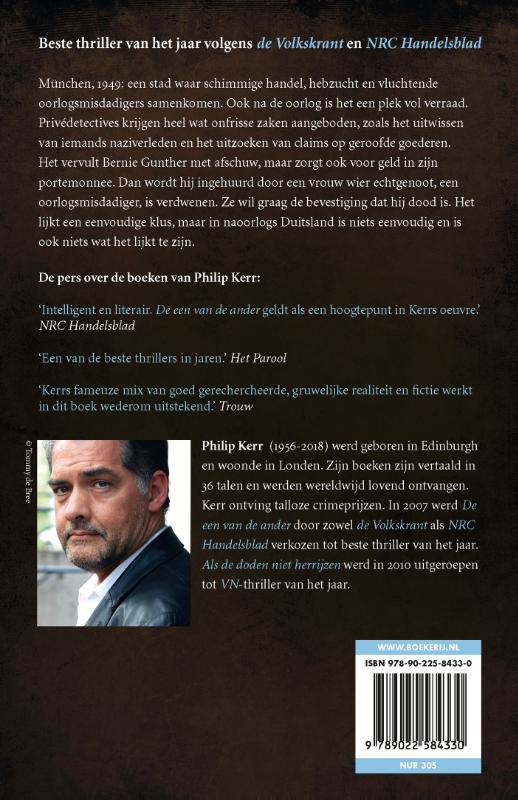 Achterkant van De een van de ander