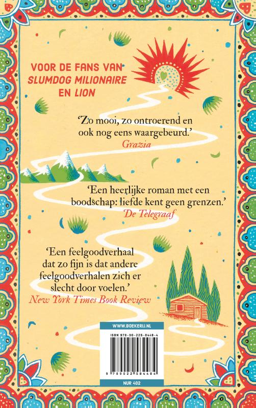 Achterkant van Het wonderlijke verhaal van de man die van India naar Zweden fietste voor de liefde