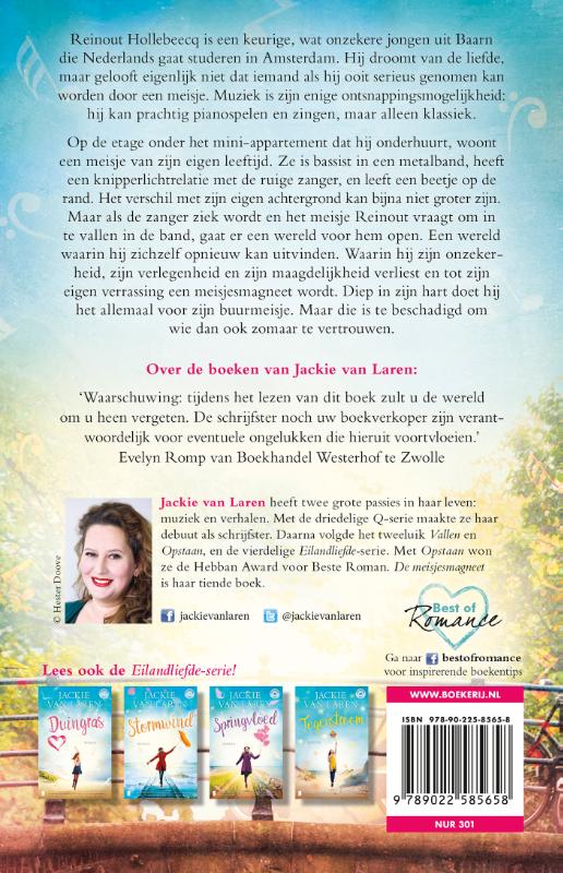 Achterkant van De meisjesmagneet