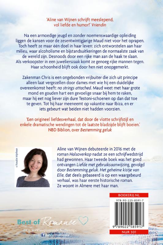 Achterkant van Gelukkig op Ibiza