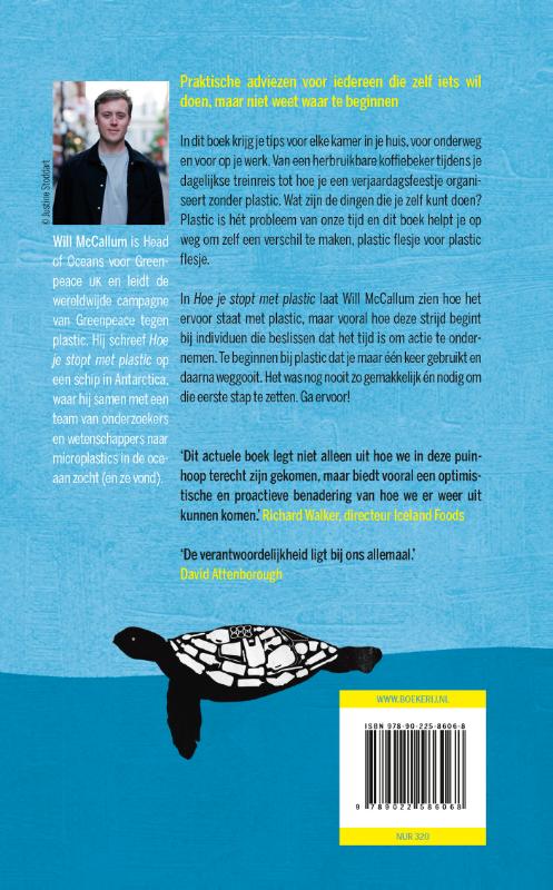 Achterkant van Hoe je stopt met plastic