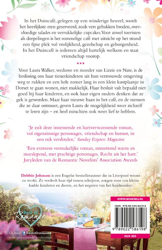 Achterkant van Zomer in het Duincafé