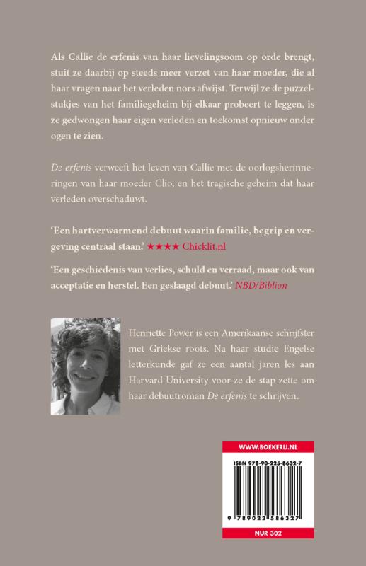 Achterkant van De erfenis