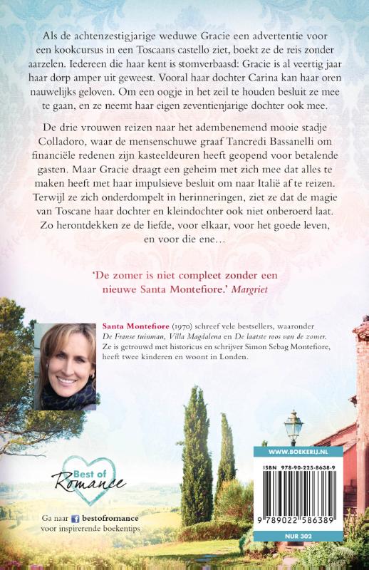 Achterkant van Onder de Italiaanse zon