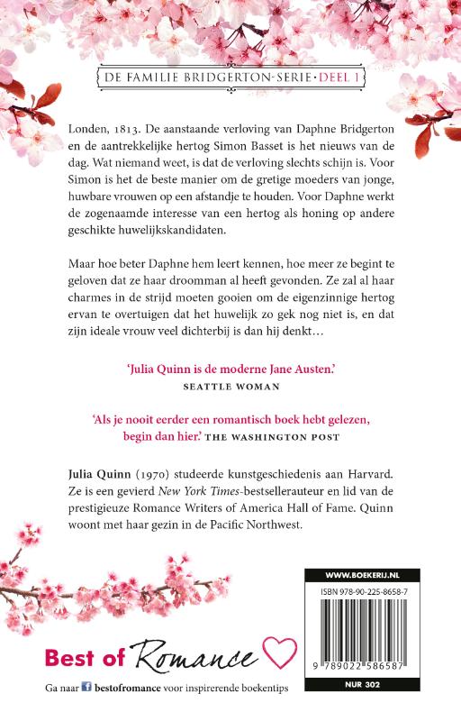 Achterkant van De ongetrouwde hertog