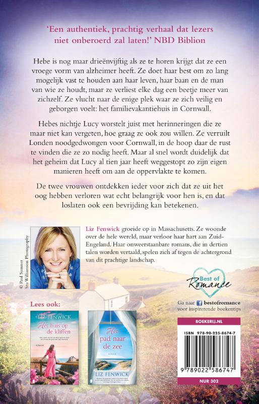 Achterkant van Een zomer vol herinneringen