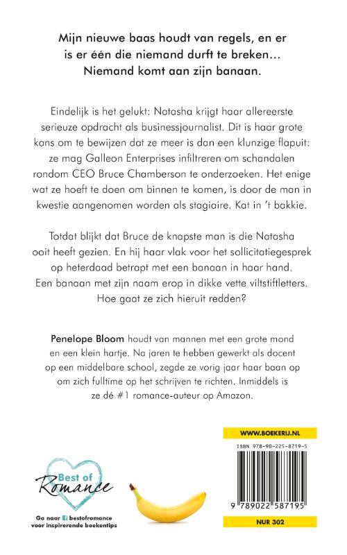 Achterkant van Zijn banaan
