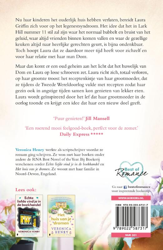 Achterkant van Een recept voor geluk