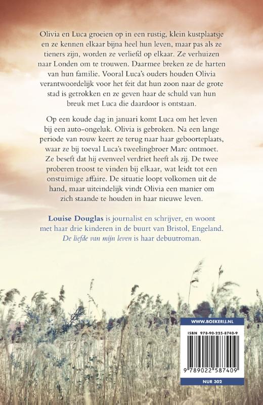 Achterkant van De liefde van mijn leven