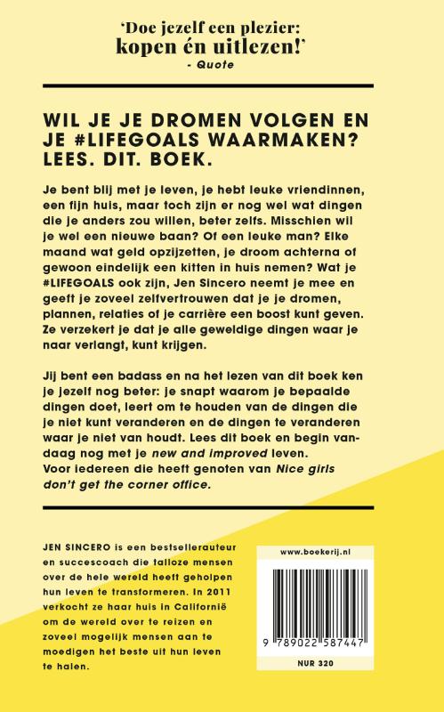 Achterkant van You are a badass