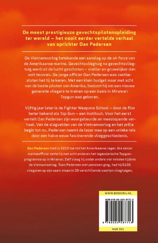 Achterkant van Topgun