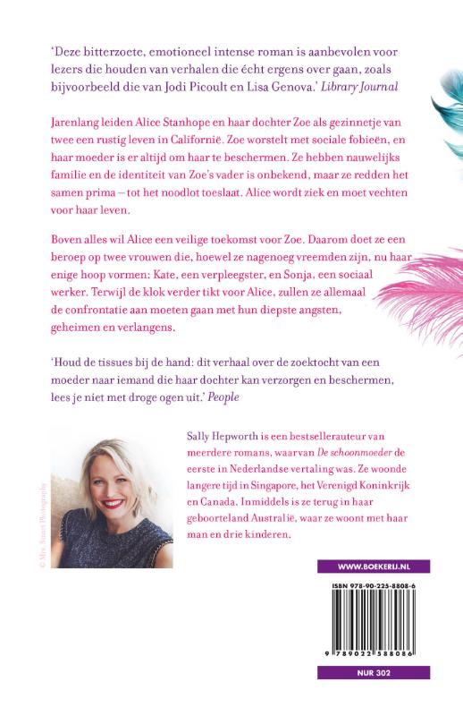Achterkant van Voor ik je loslaat