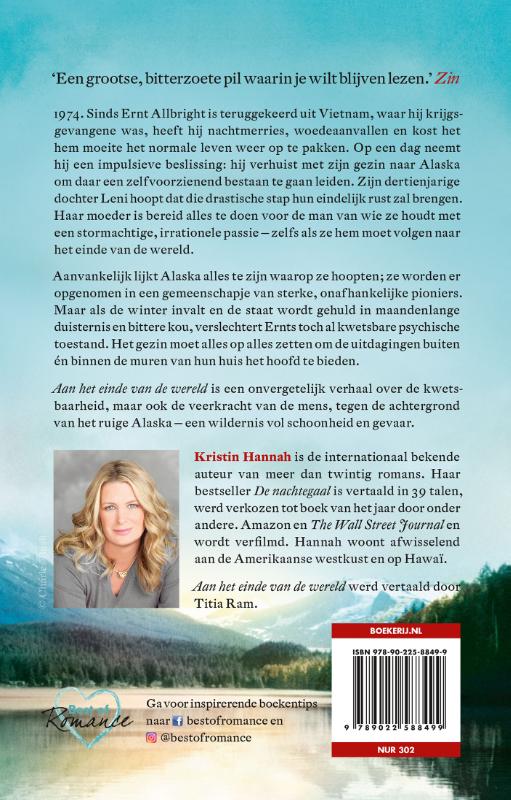 Achterkant van Aan het einde van de wereld