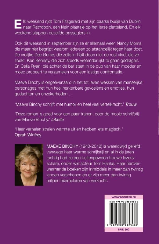 Achterkant van Een zaterdag in september