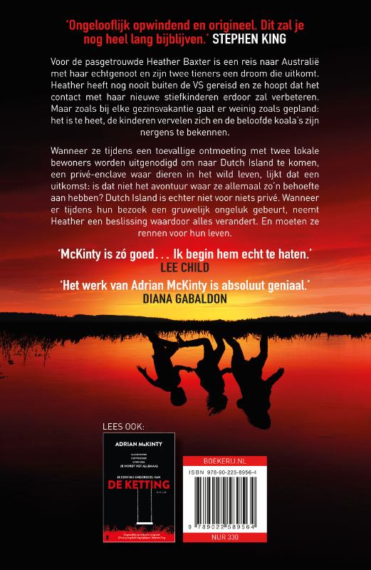 Achterkant van Het eiland