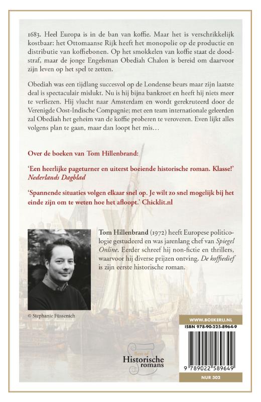Achterkant van De koffiedief