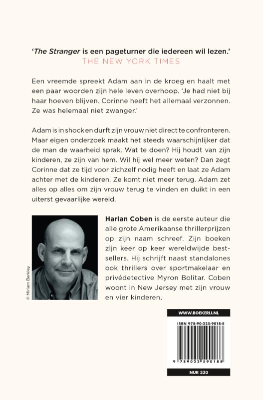 Achterkant van The Stranger (De vreemde)
