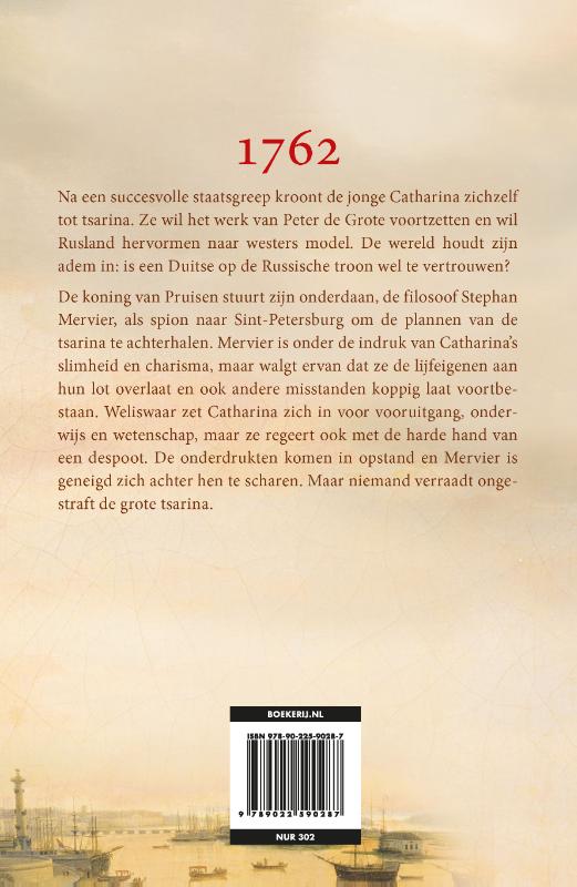 Achterkant van De tsarina en de filosoof