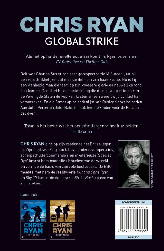 Achterkant van Global Strike