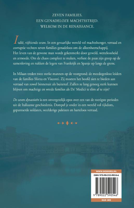 Achterkant van De zeven dynastieën