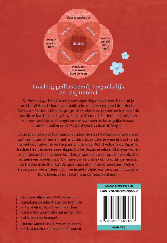 Achterkant van De kleine ikigai