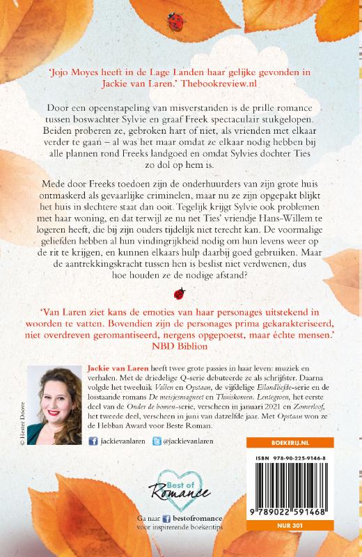 Achterkant van Herfstrood