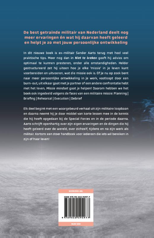 Achterkant van Missie mindset