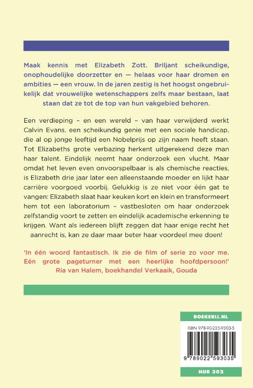 Achterkant van Lessen in chemie
