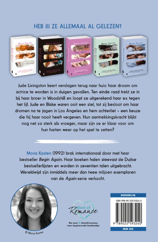 Achterkant van Dream Again