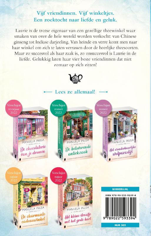 Achterkant van De theewinkel vol geluk