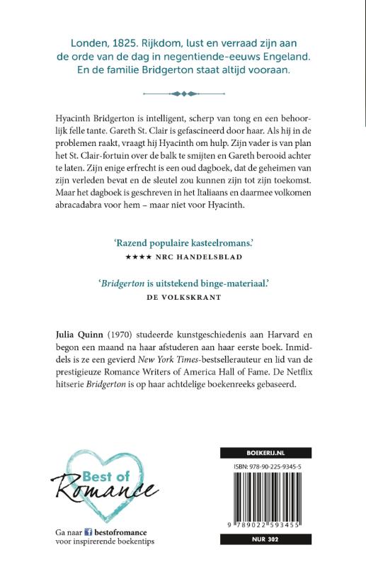 Achterkant van De edele opdracht