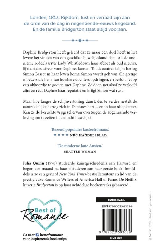 Achterkant van De ongetrouwde hertog