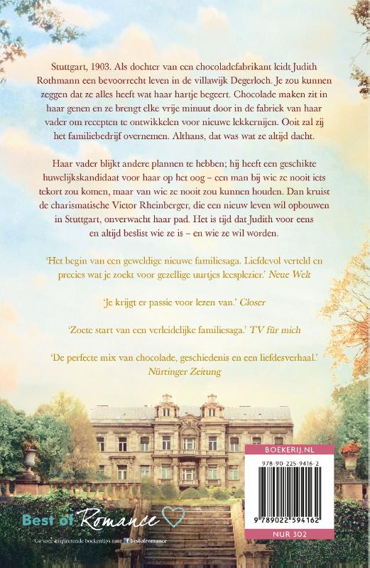 Achterkant van De chocoladevilla