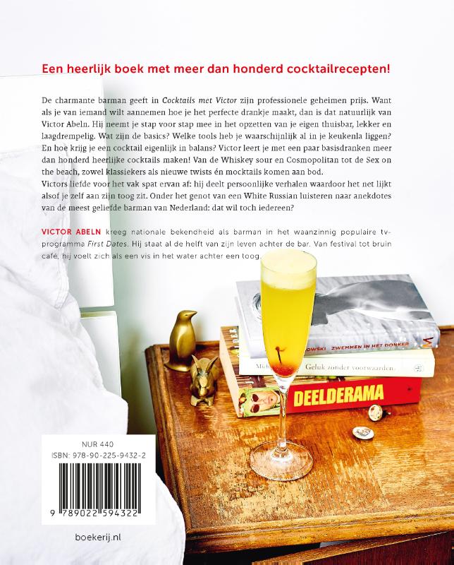 Achterkant van Cocktails met Victor