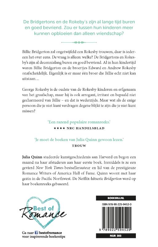 Achterkant van De onuitstaanbare erfgenaam