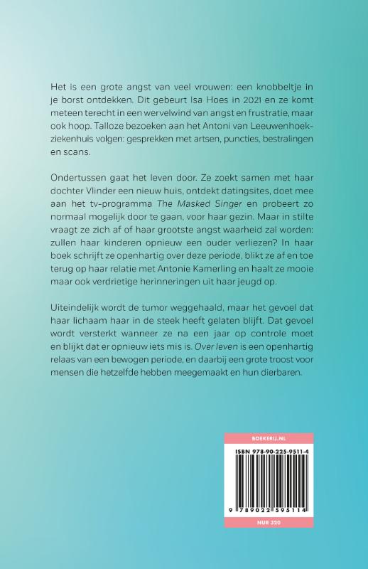 Achterkant van Over leven