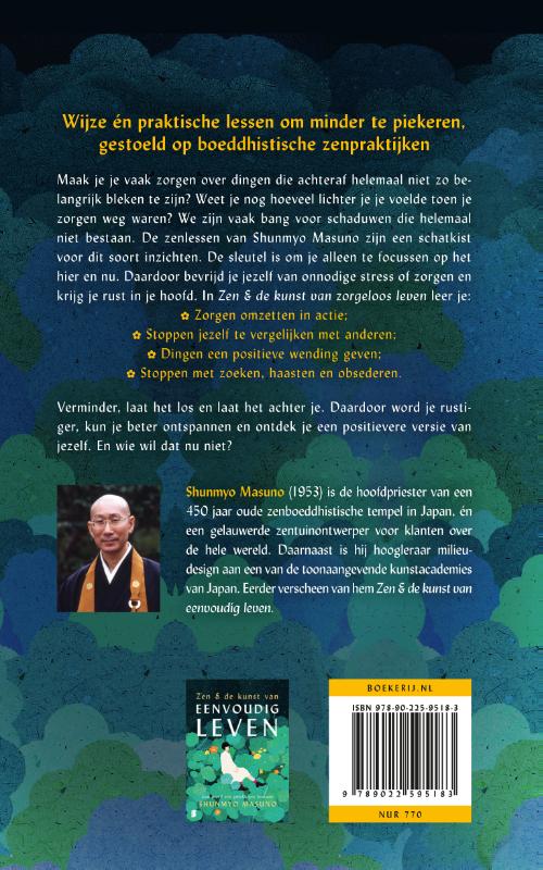 Achterkant van Zen & de kunst van zorgeloos leven