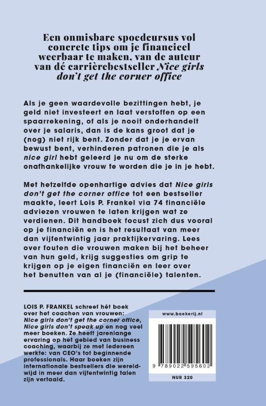 Achterkant van Nice girls don't get rich